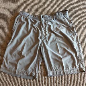 FootJoy FJ Men's Size 38 Performance Golf Shorts Grey Stretch Flat Front